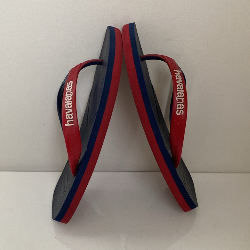 Havaianas Navy Dual Flip Flop Size 9/10 - Picture 7 of 10